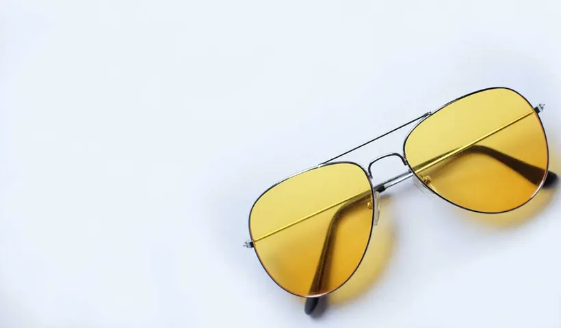 کاربرد لنز زرد در عینک آفتابی و رنگ لنز عینک آفتابی وینتی